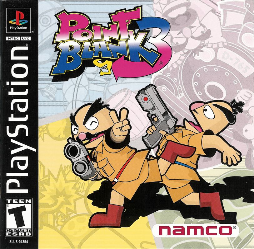 Point Blank 3 box art for Playstation